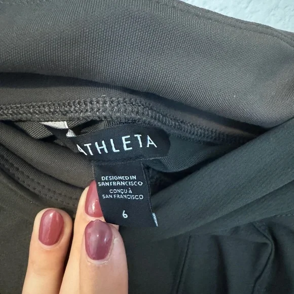 Athleta Dark Green Cargo Pants - Picture 3 of 7